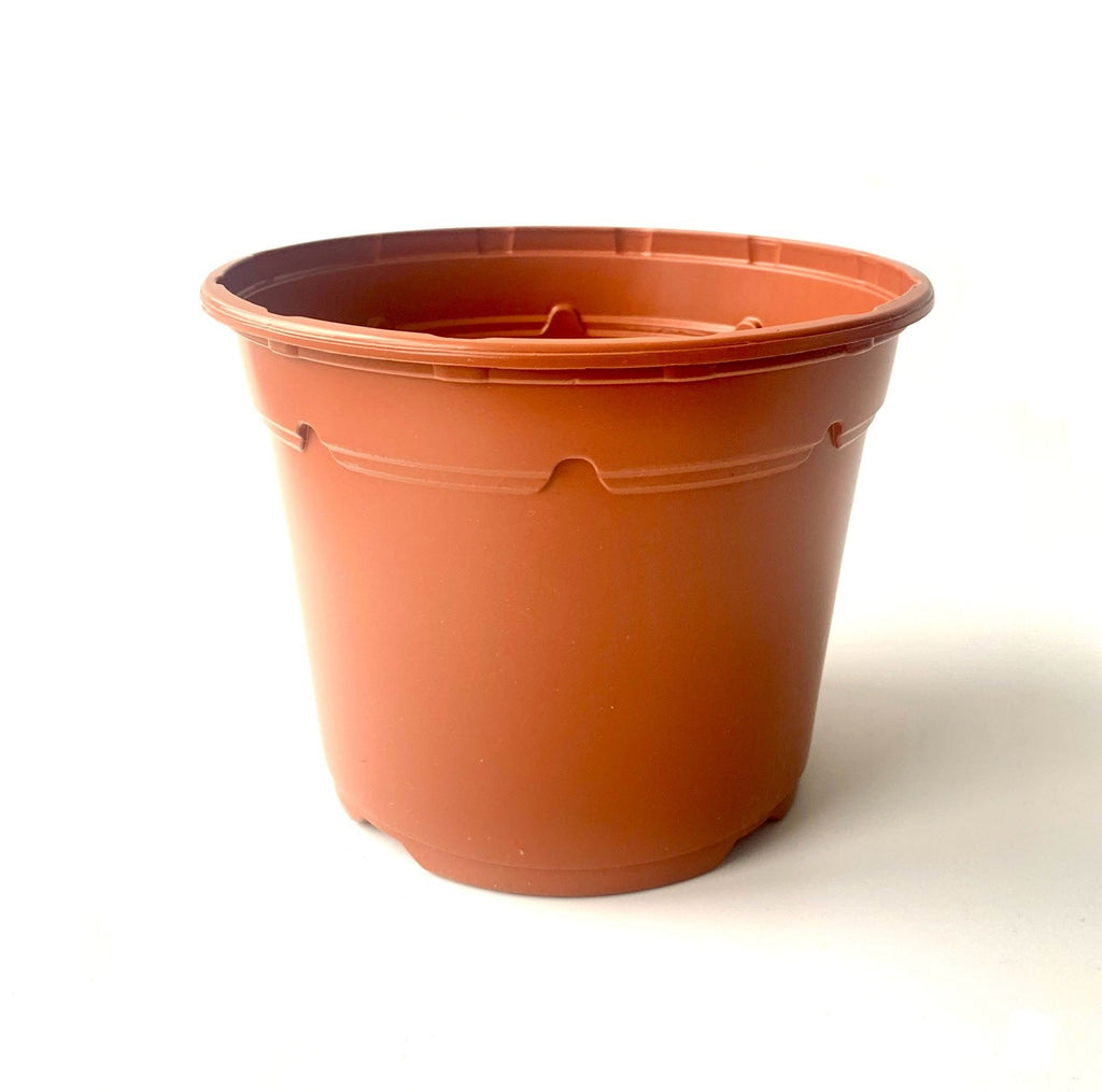 190mm brown plant pot inner liner