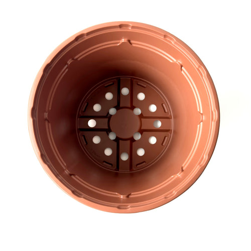 19cm brown houseplant plant pot liner