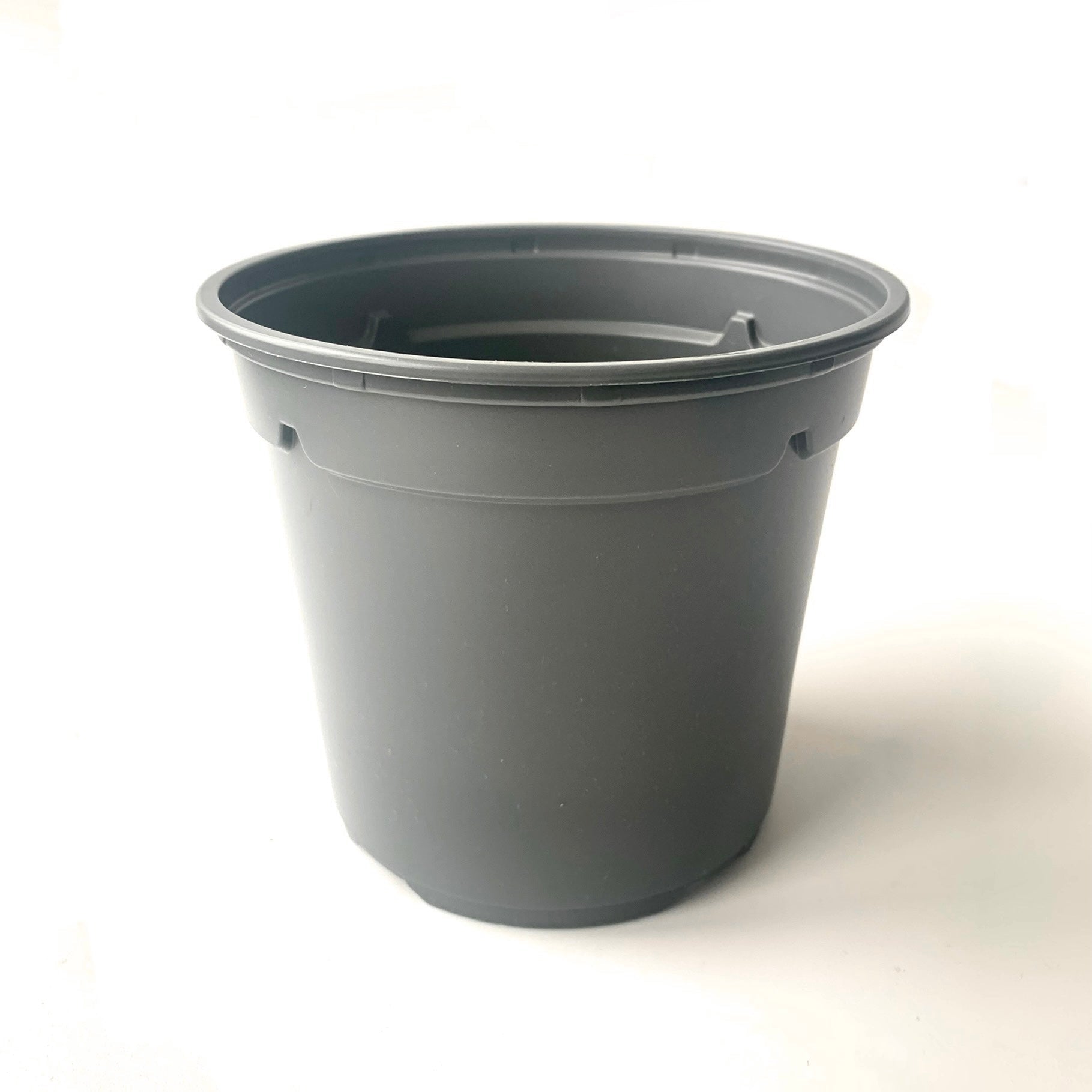 Grey tall grow pot for plants 13cm